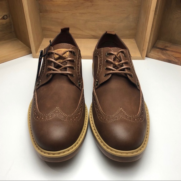 Levi’s Tindal UL Dark Tan Oxfords - Picture 4 of 13